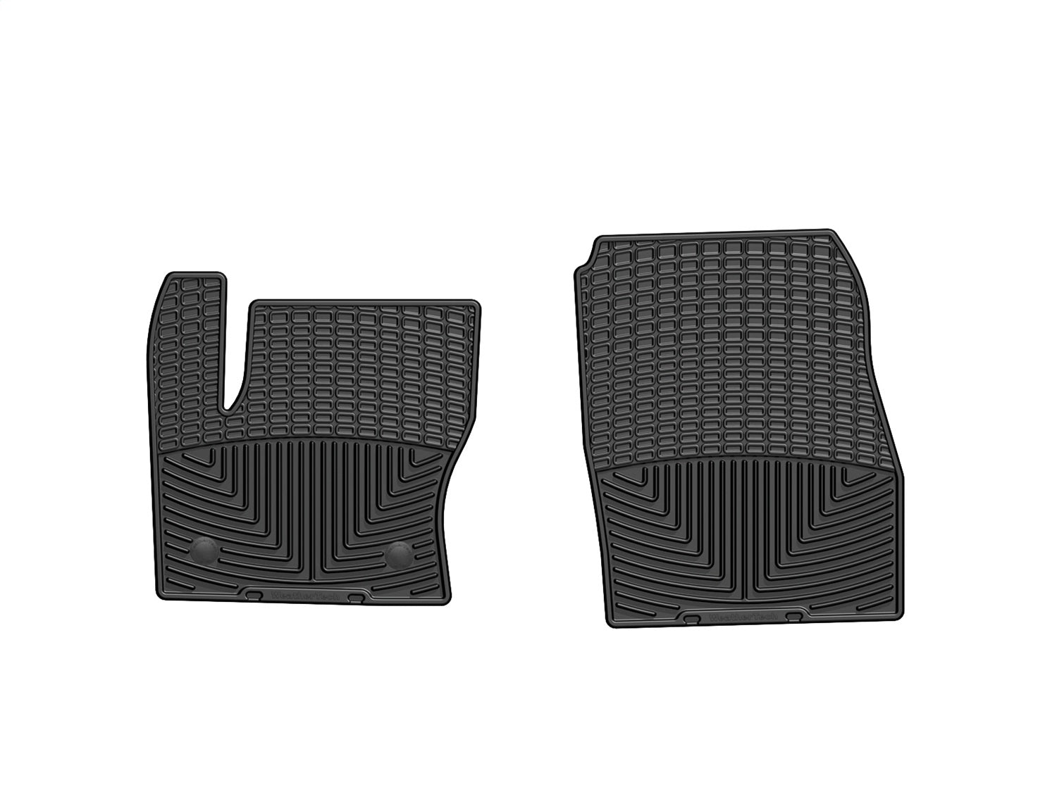 Weathertech W283 All Weather Floor Mats; Black; Front; Weathertech W283