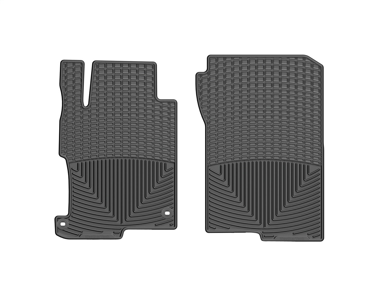 Weathertech W293 All Weather Floor Mats; Black; Front; Weathertech W293