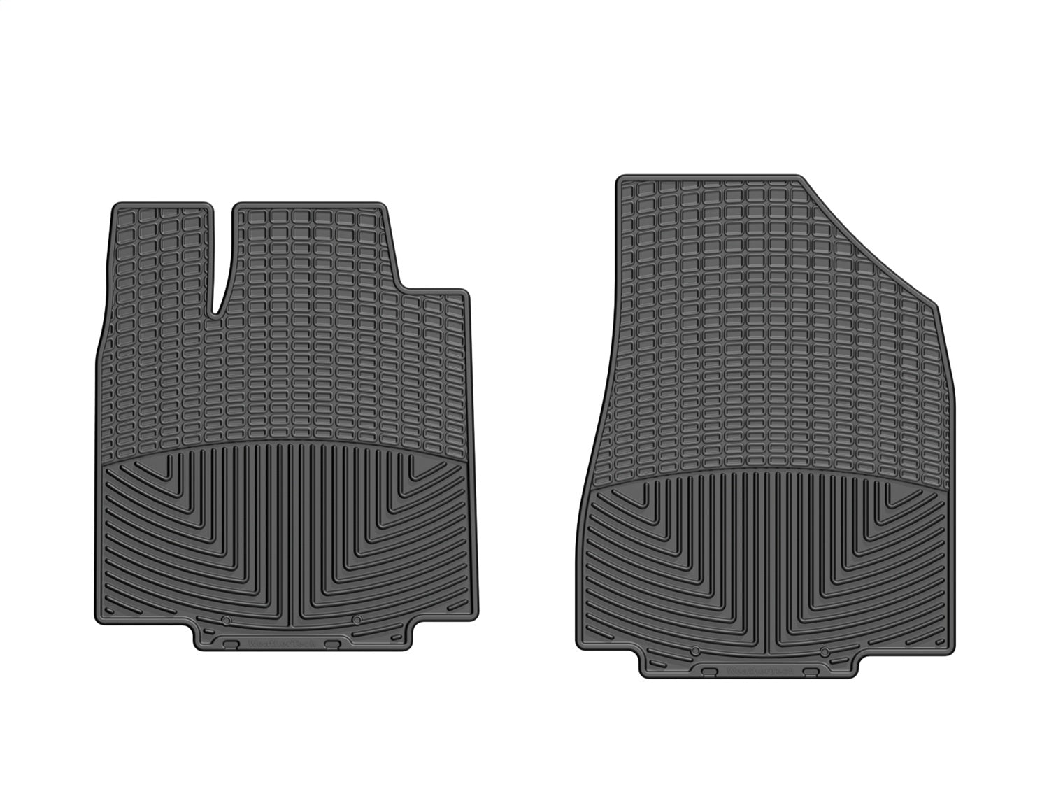 Weathertech W298 All Weather Floor Mats; Black; Front; Weathertech W298