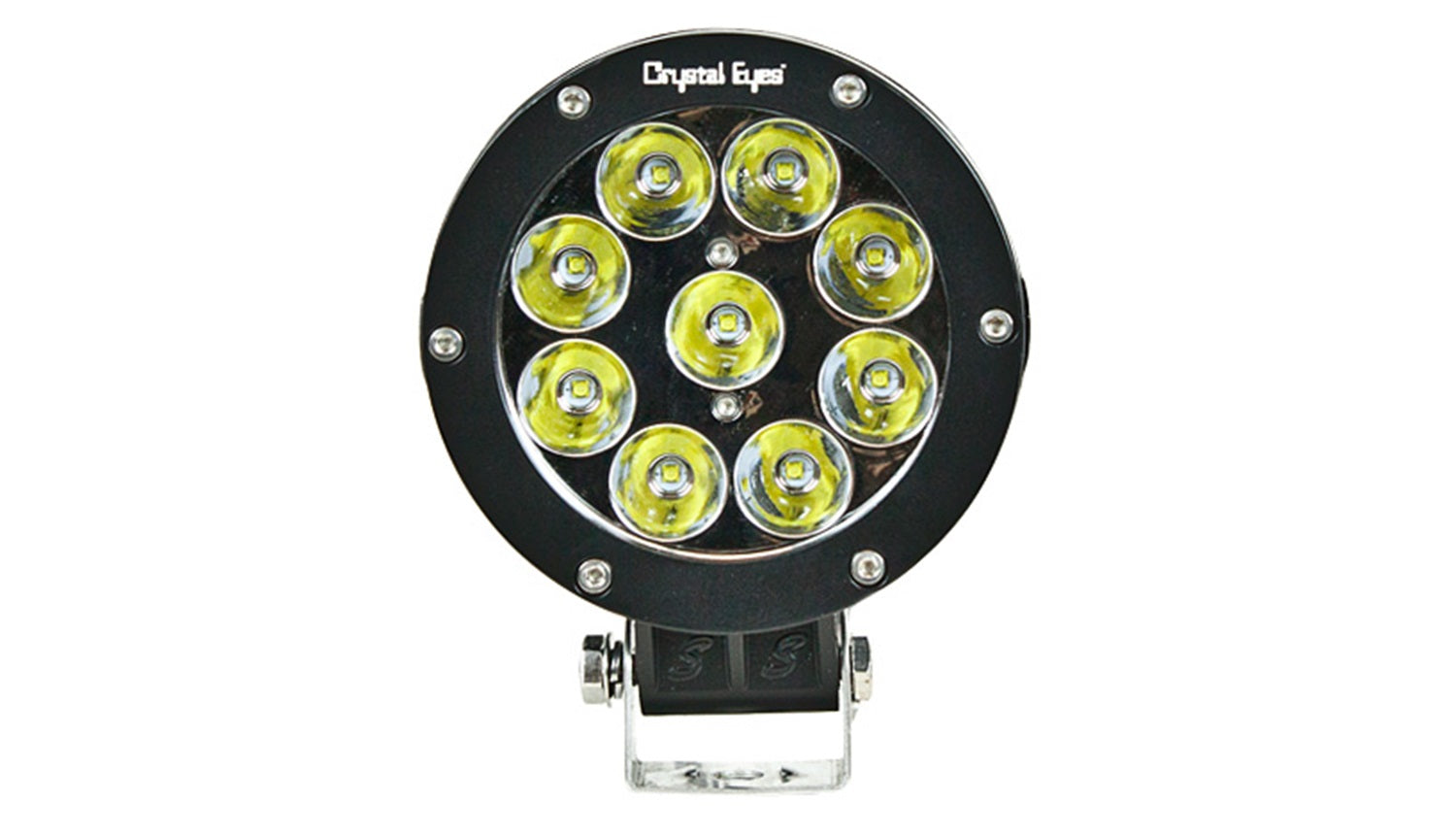 LED Work Light; 4 in. Round; 9 LED; 45W; 25 Deg. Spot; IPCW W3002-25