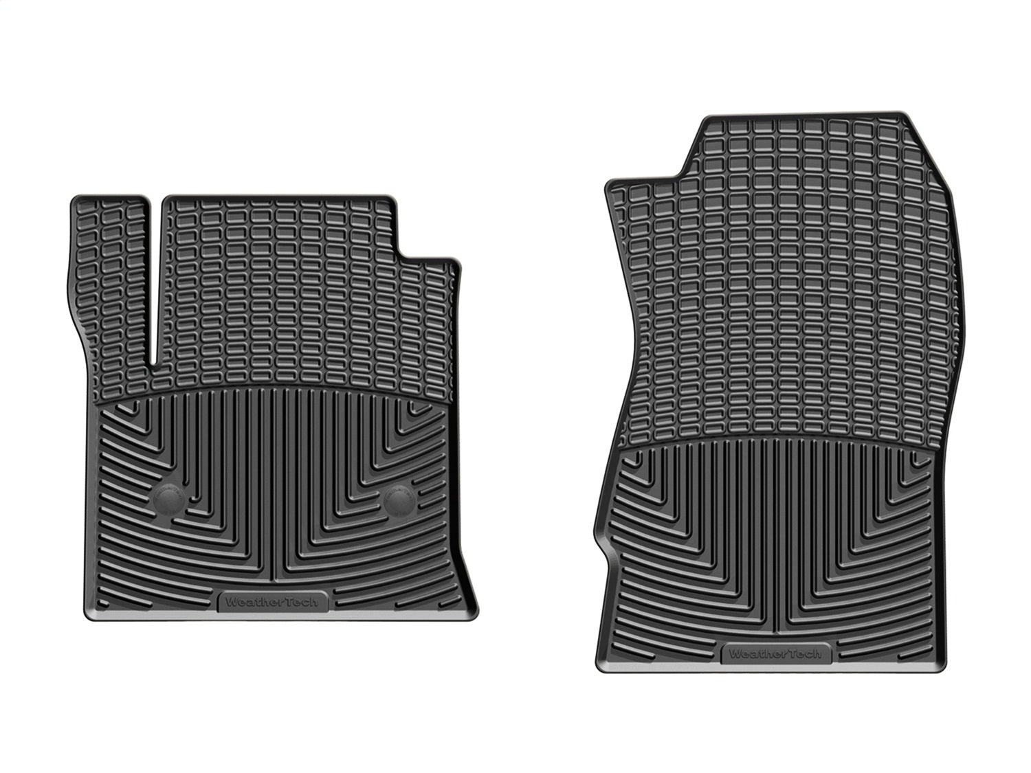 Weathertech W309 All Weather Floor Mats; Black; Front; Weathertech W309