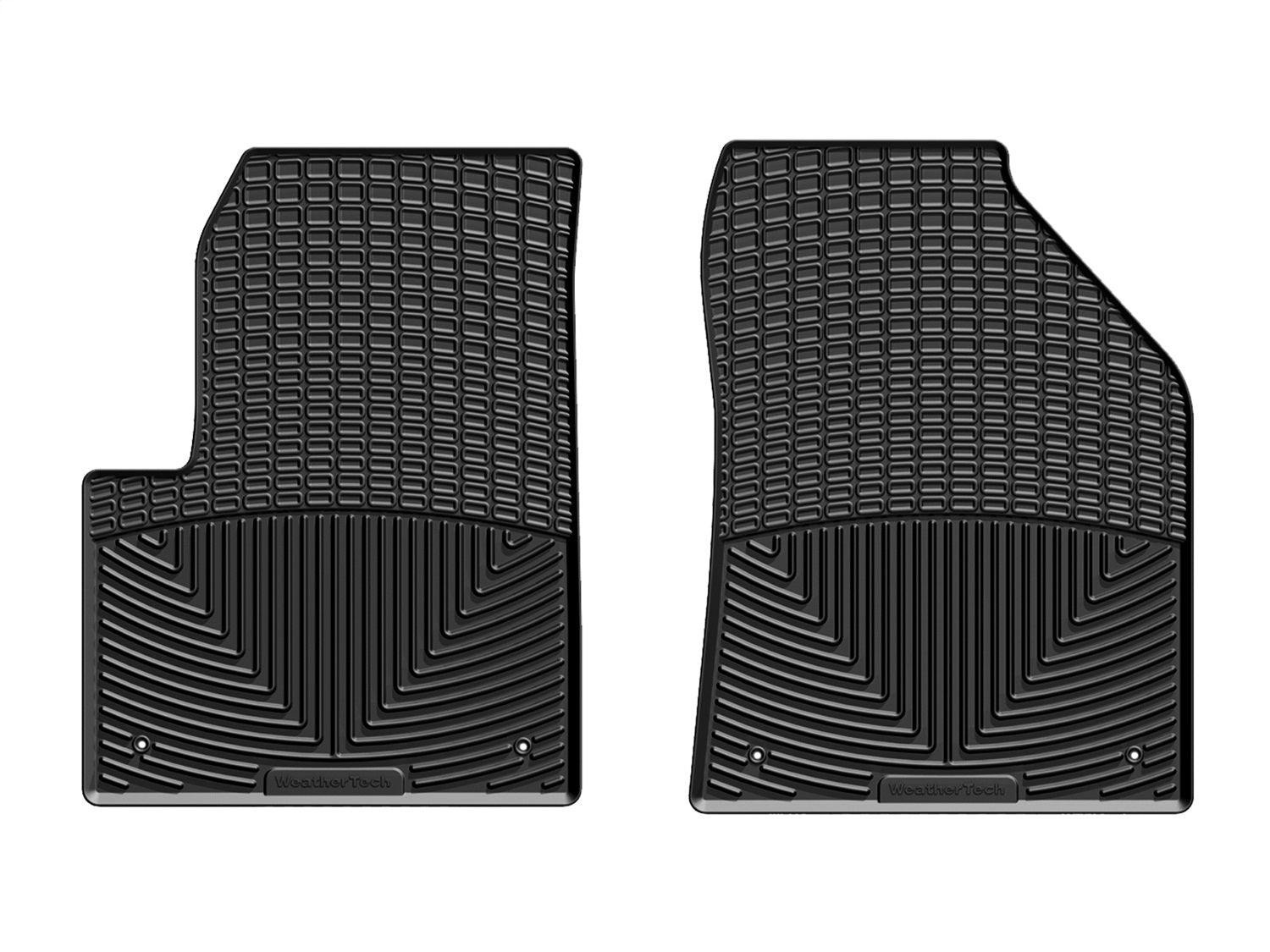 Weathertech W315 All Weather Floor Mats; Black; Front; Weathertech W315