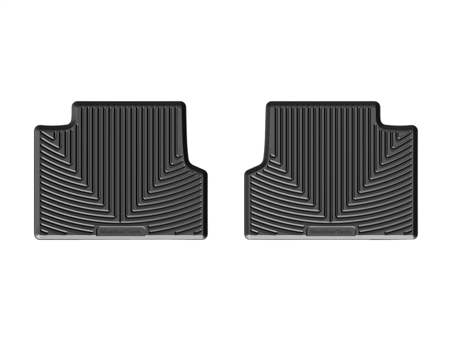 Weathertech W317 All Weather Floor Mats; Black; Rear; Weathertech W317
