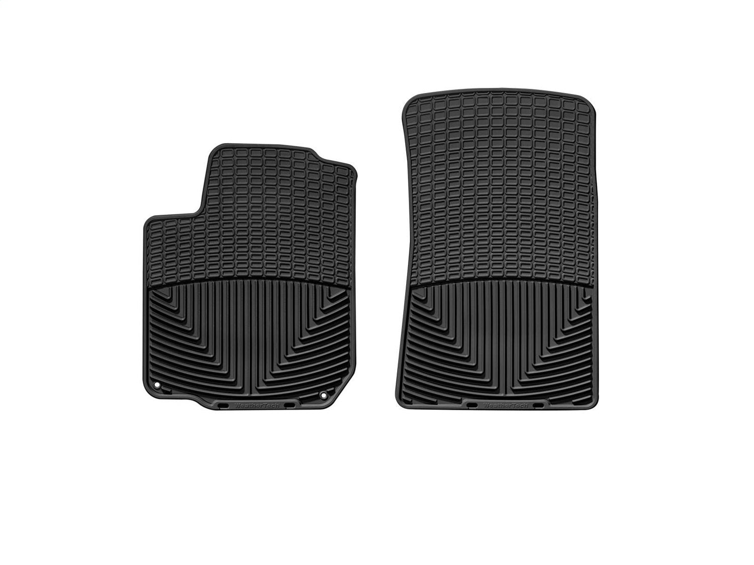 Weathertech W31 All Weather Floor Mats; Black; Front; Weathertech W31