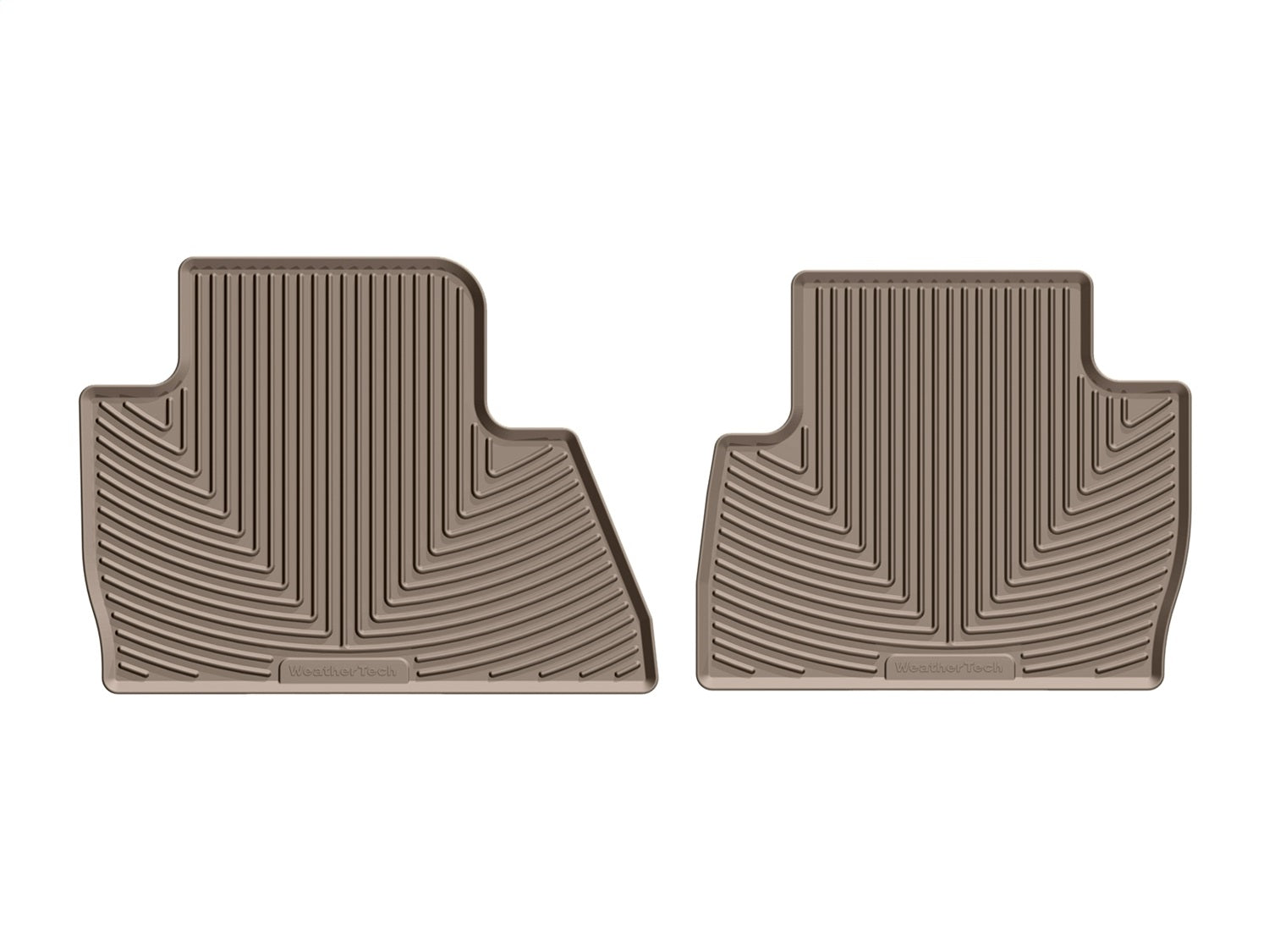 Weathertech W324TN All Weather Floor Mats; Tan; Rear; Weathertech W324TN