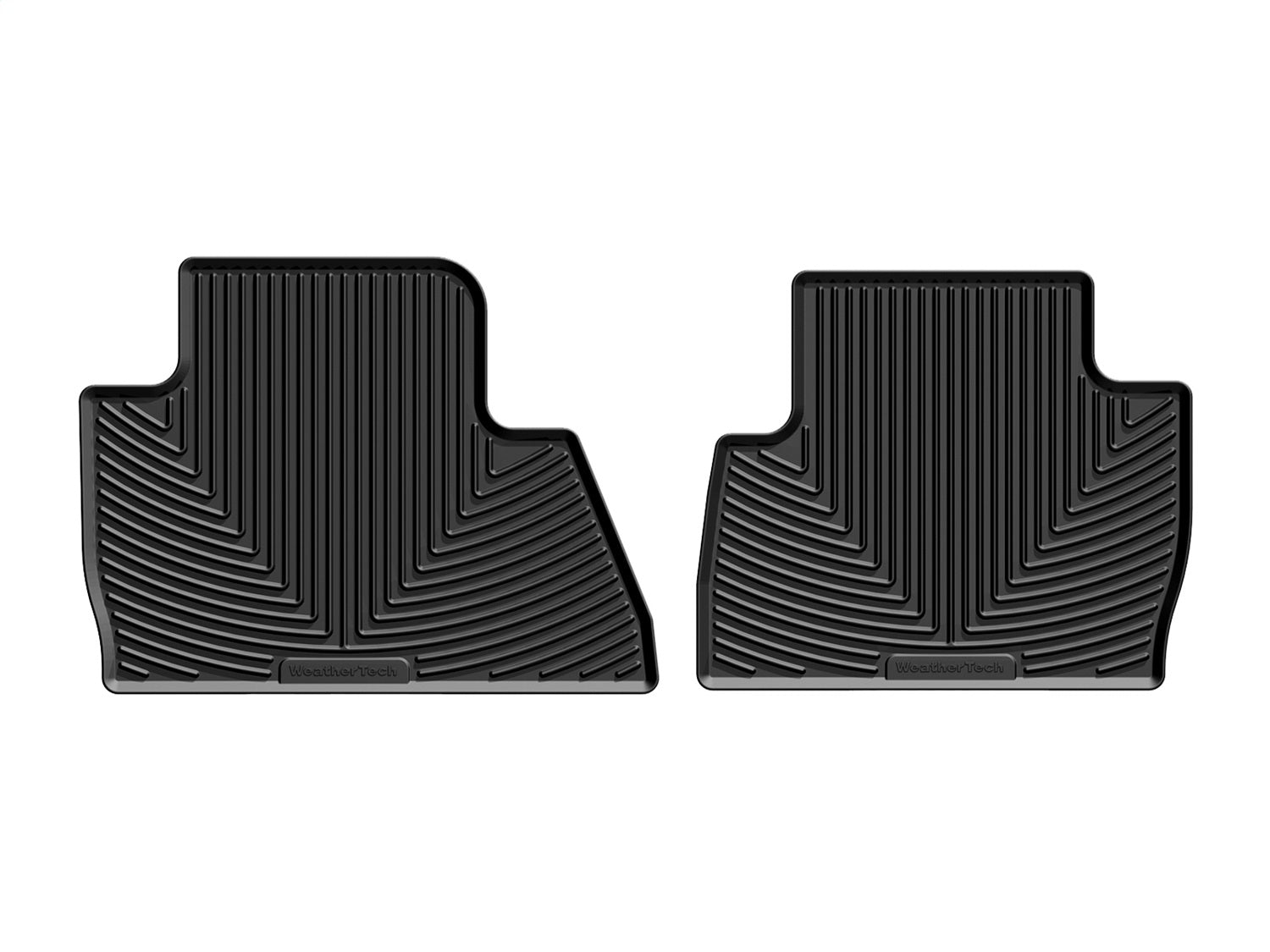 Weathertech W324 All Weather Floor Mats; Black; Rear; Weathertech W324