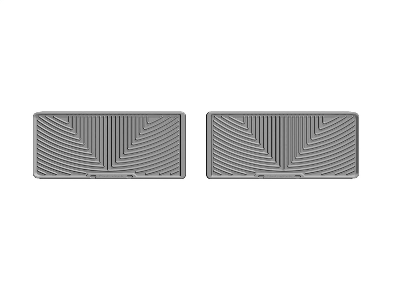 Weathertech W342GR All Weather Floor Mats; Gray; Third Row; Weathertech W342GR