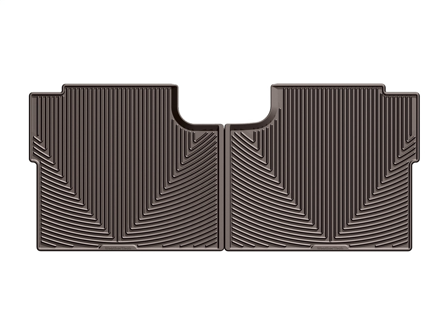 Weathertech W346CO All Weather Floor Mats; Cocoa; Rear; Weathertech W346CO