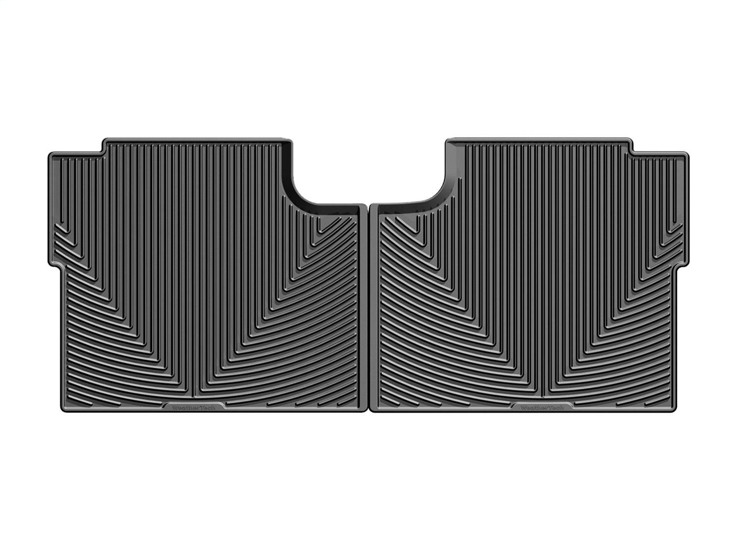 Weathertech W346 All Weather Floor Mats; Black; Rear; Weathertech W346
