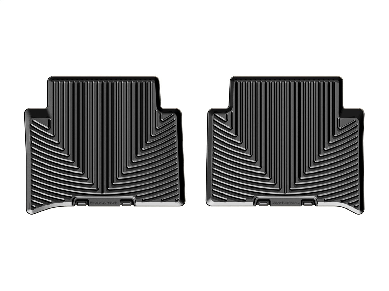 Weathertech W349 All Weather Floor Mats; Black; Rear; Weathertech W349