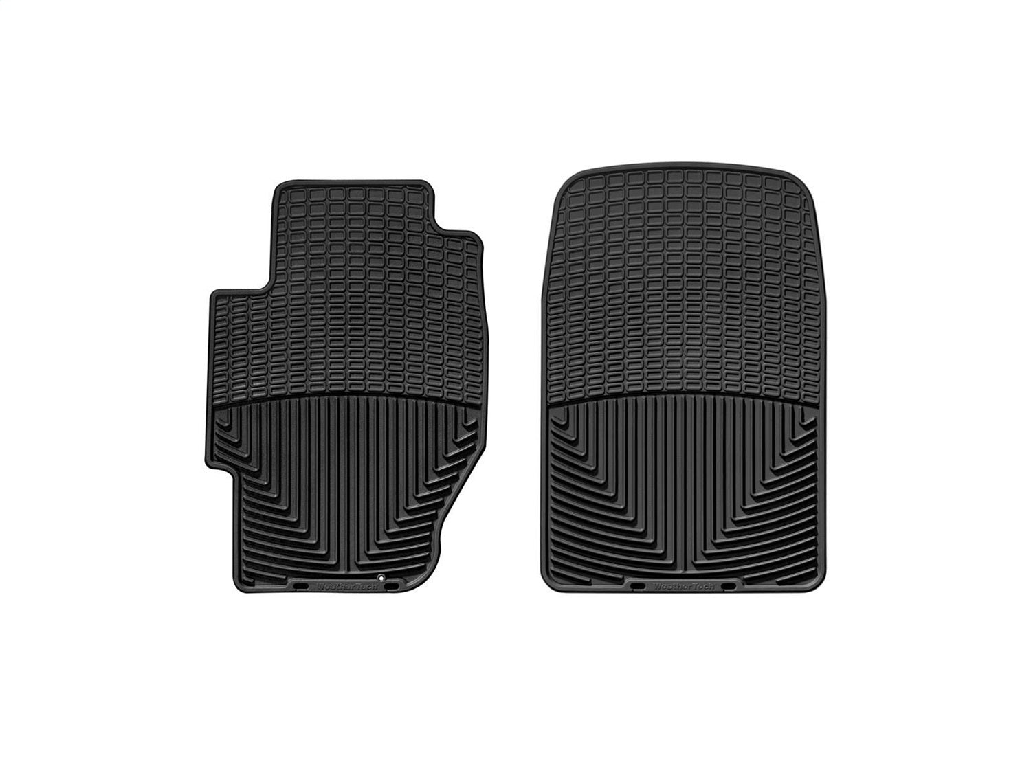 Weathertech W34 All Weather Floor Mats; Black; Front; Weathertech W34