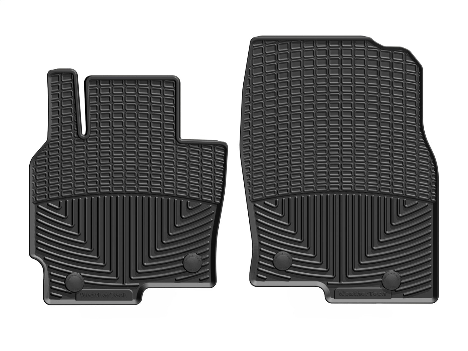 Weathertech W353 All Weather Floor Mats; Black; Front; Weathertech W353