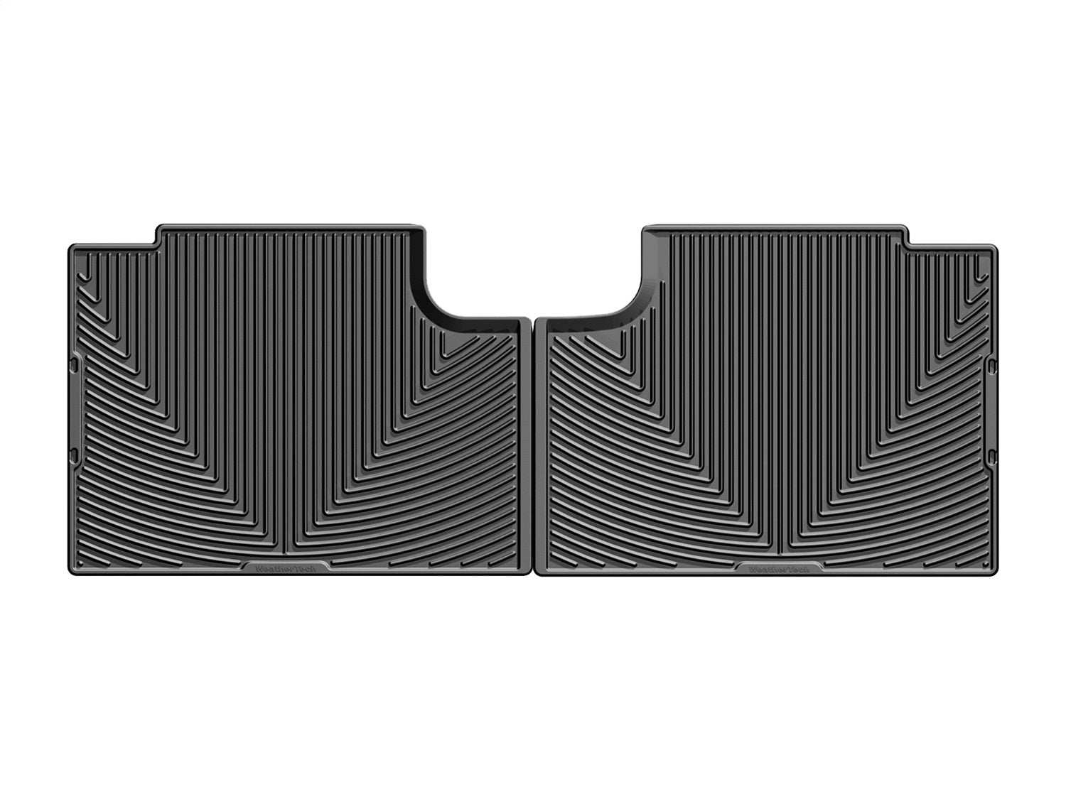 Weathertech W358 All Weather Floor Mats; Black; Rear; Weathertech W358