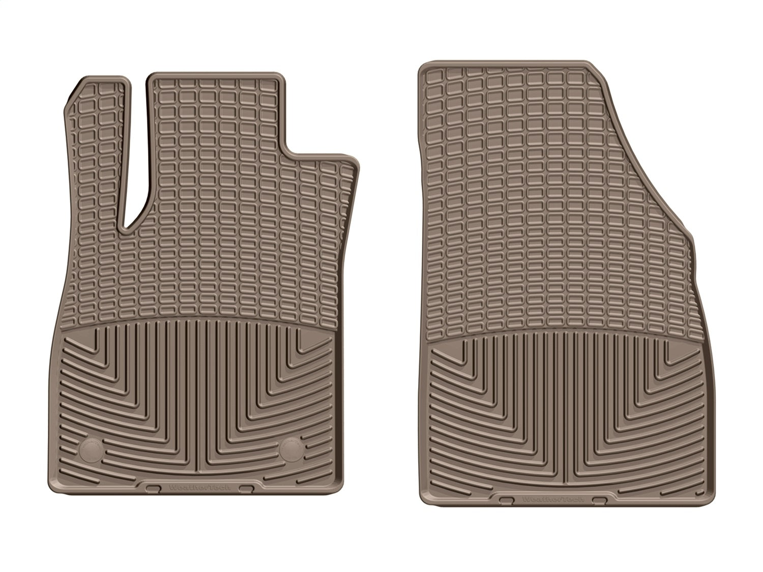 Weathertech W368TN All Weather Floor Mats; Tan; Front; Weathertech W368TN