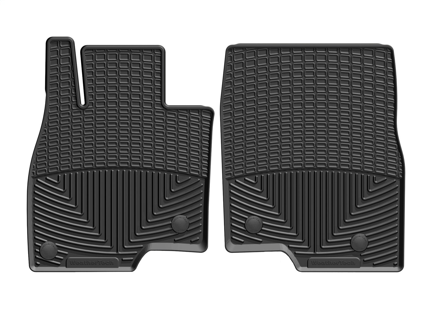 Weathertech W369 All Weather Floor Mats; Black; Front; Weathertech W369