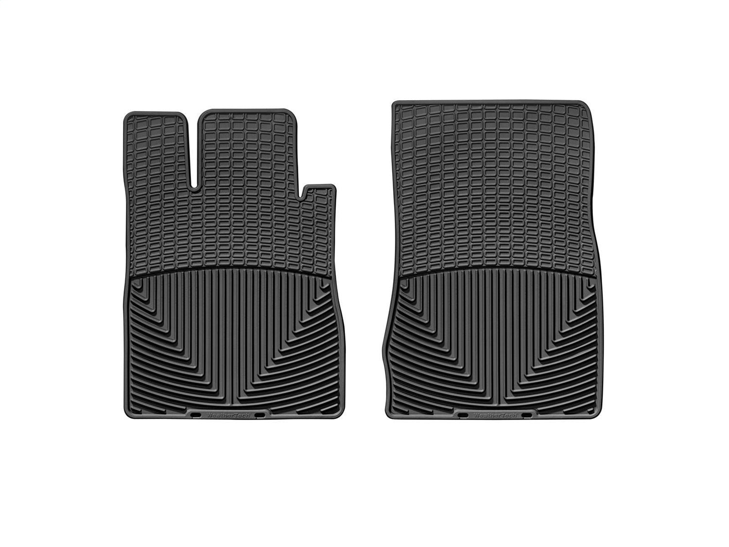 Weathertech W36 All Weather Floor Mats; Black; Front; Weathertech W36