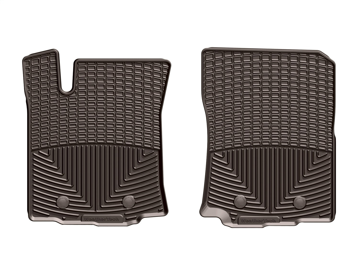 Weathertech W378CO All Weather Floor Mats; Cocoa; Front; Weathertech W378CO