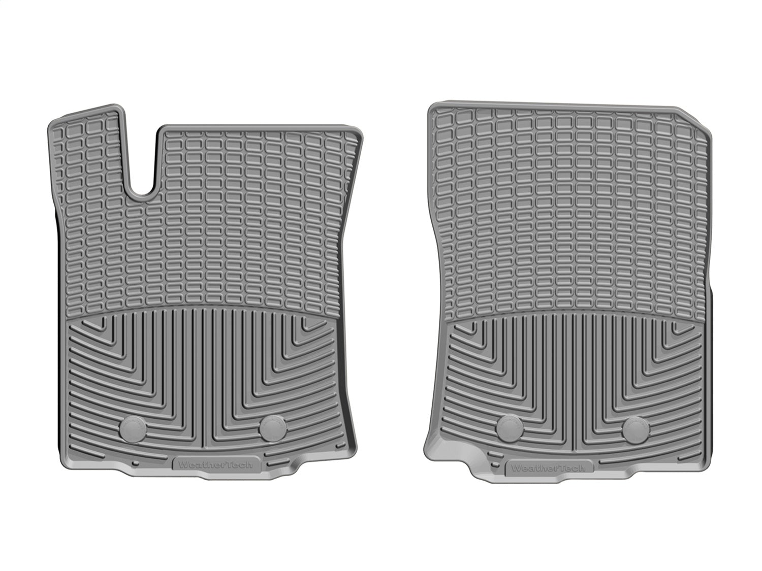 Weathertech W378GR All Weather Floor Mats; Gray; Front; Weathertech W378GR