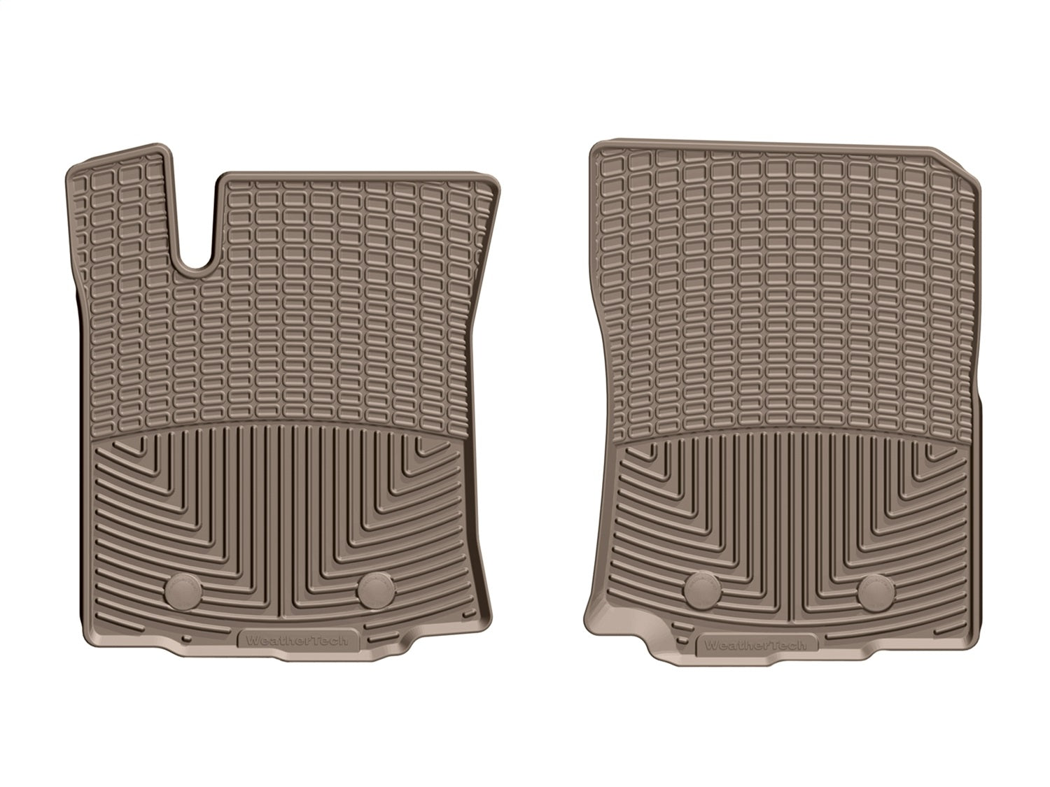 Weathertech W378TN All Weather Floor Mats; Tan; Front; Weathertech W378TN