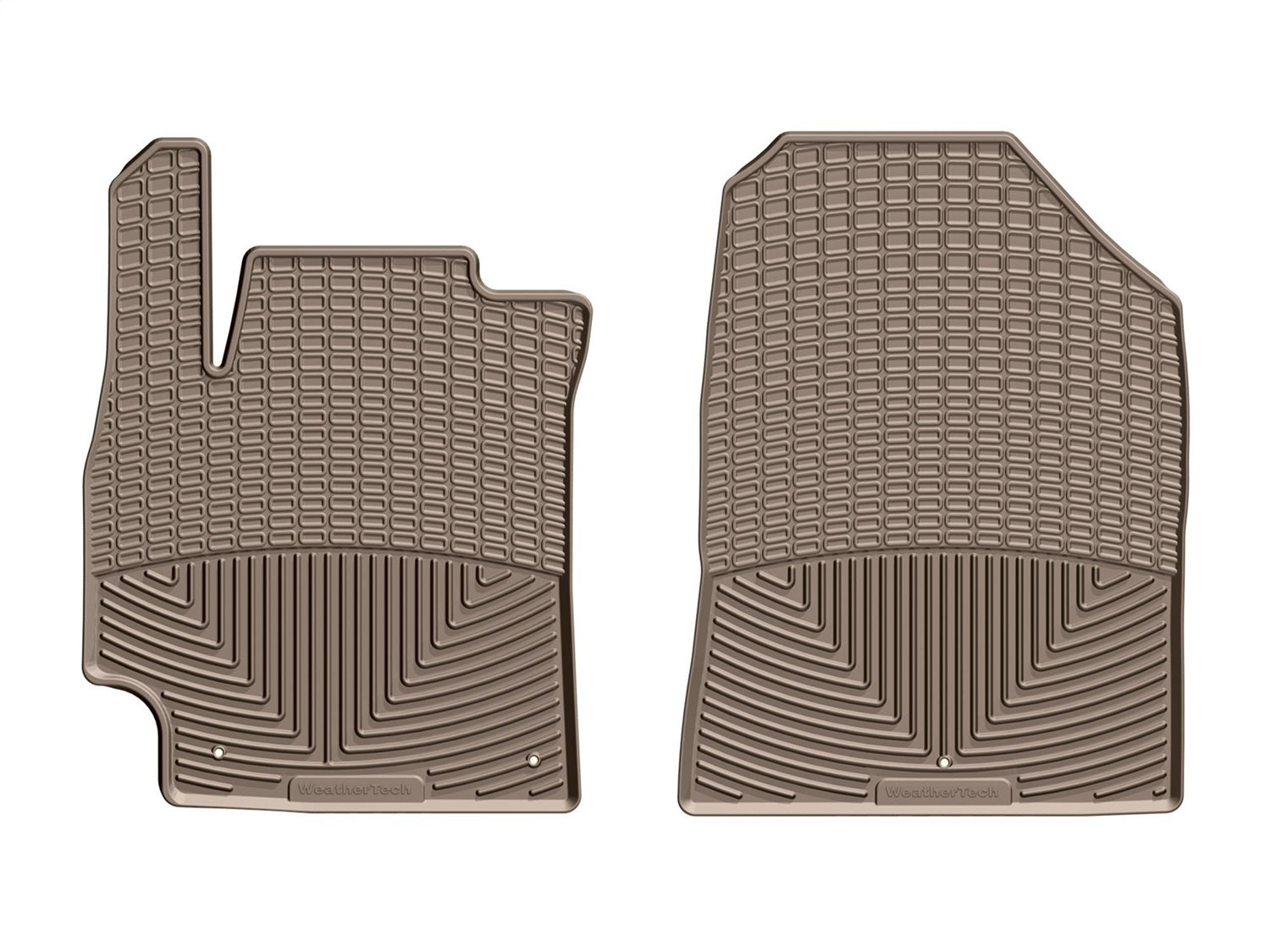 Weathertech W388TN All Weather Floor Mats; Tan; Front; Weathertech W388TN