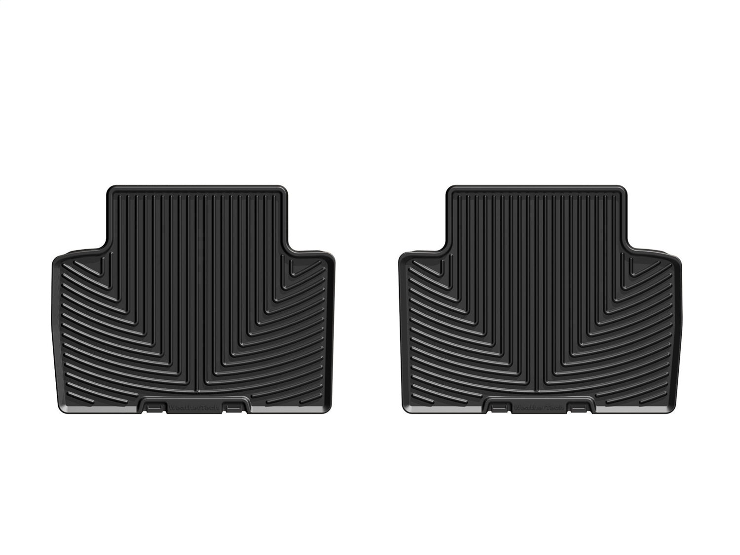 Weathertech W391 All Weather Floor Mats; Black; Rear; Weathertech W391