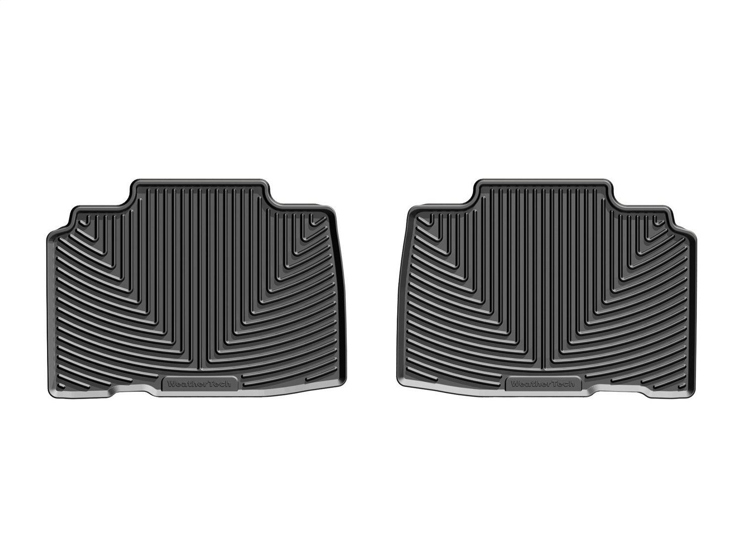 Weathertech W396 All Weather Floor Mats; Black; Rear; Weathertech W396