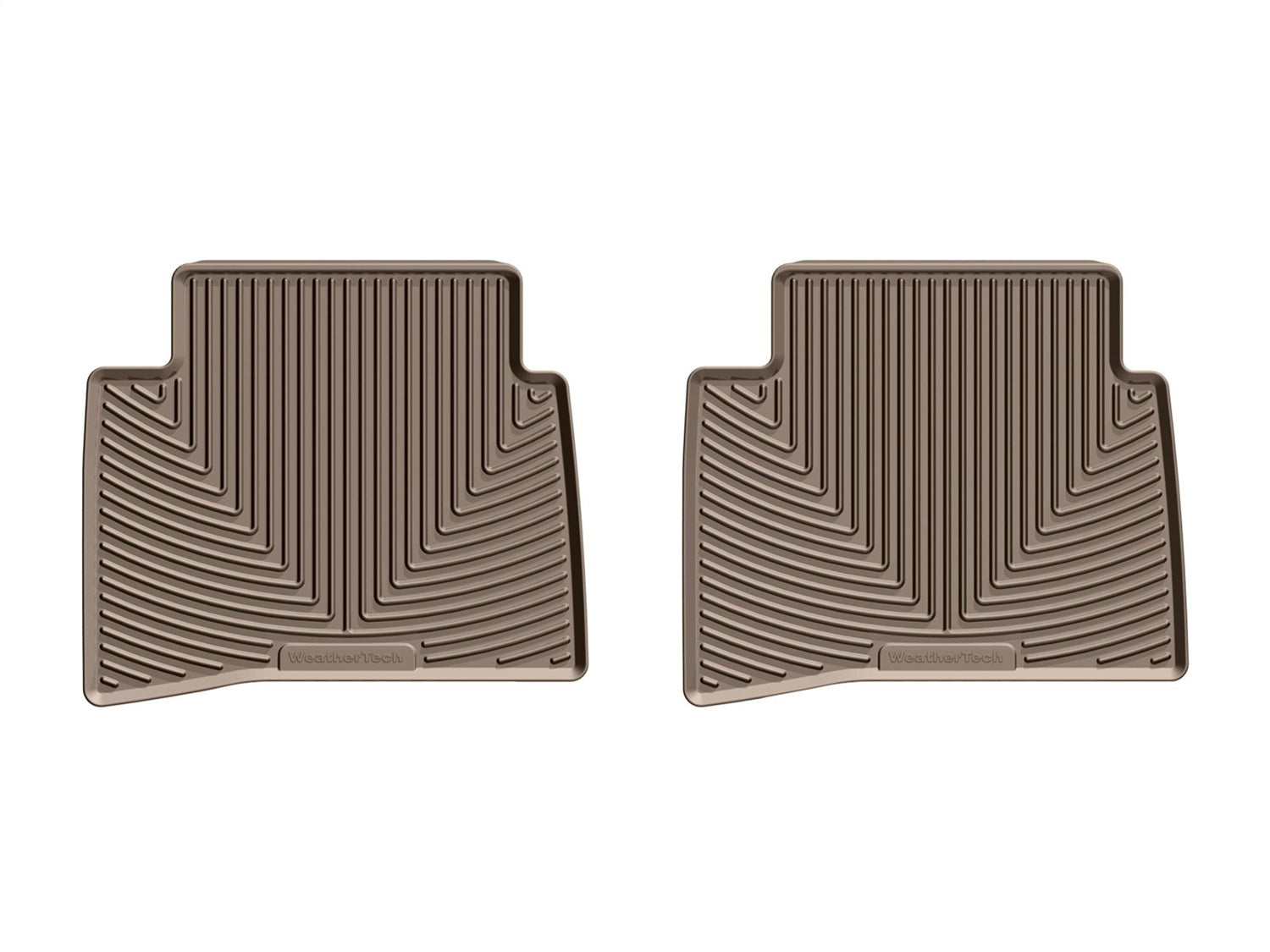 Weathertech W401TN All Weather Floor Mats; Tan; Rear; Weathertech W401TN