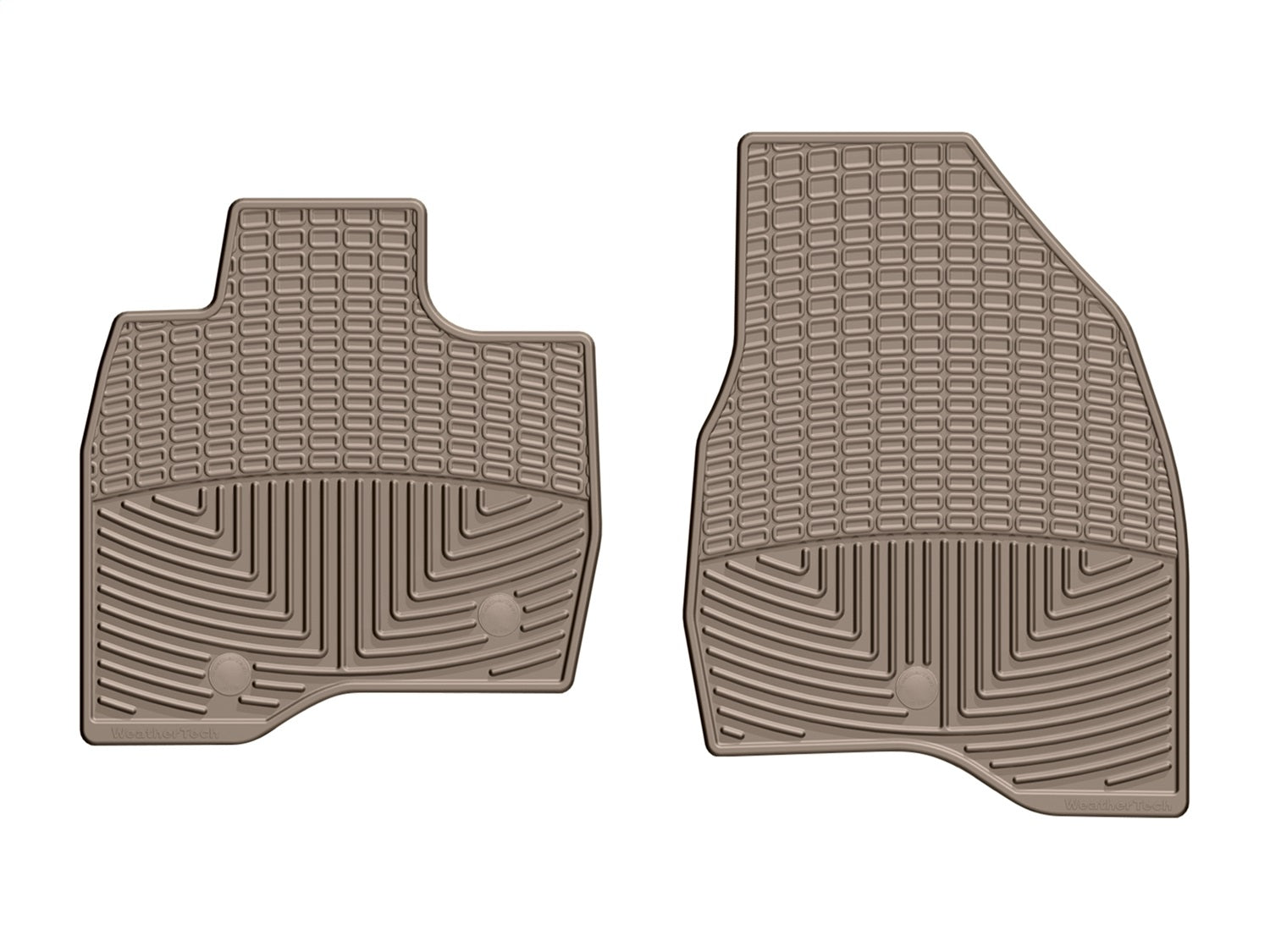 Weathertech W403TN All Weather Floor Mats; Tan; Front; Weathertech W403TN