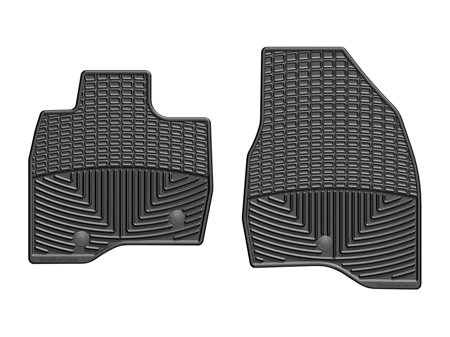 Weathertech W403 All Weather Floor Mats; Black; Front; Weathertech W403