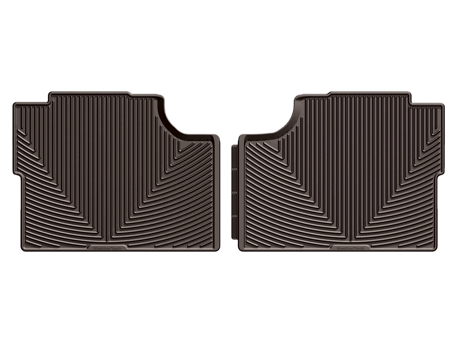 Weathertech W409CO All Weather Floor Mats; Cocoa; Rear; Weathertech W409CO