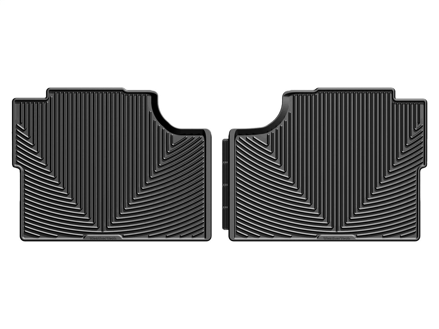 Weathertech W409 All Weather Floor Mats; Black; Rear; Weathertech W409