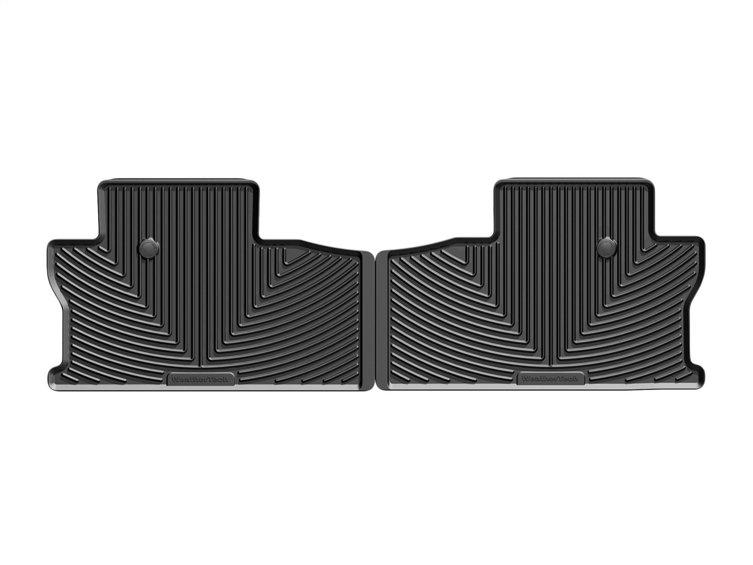 Weathertech W416 All Weather Floor Mats; Black; Rear; Weathertech W416