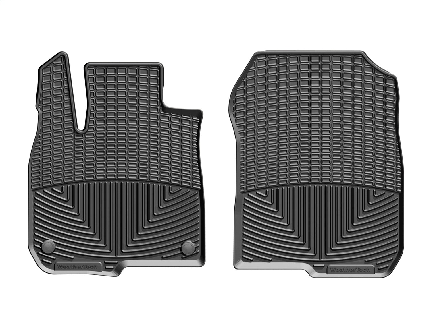 Weathertech W419 All Weather Floor Mats; Black; Front; Weathertech W419