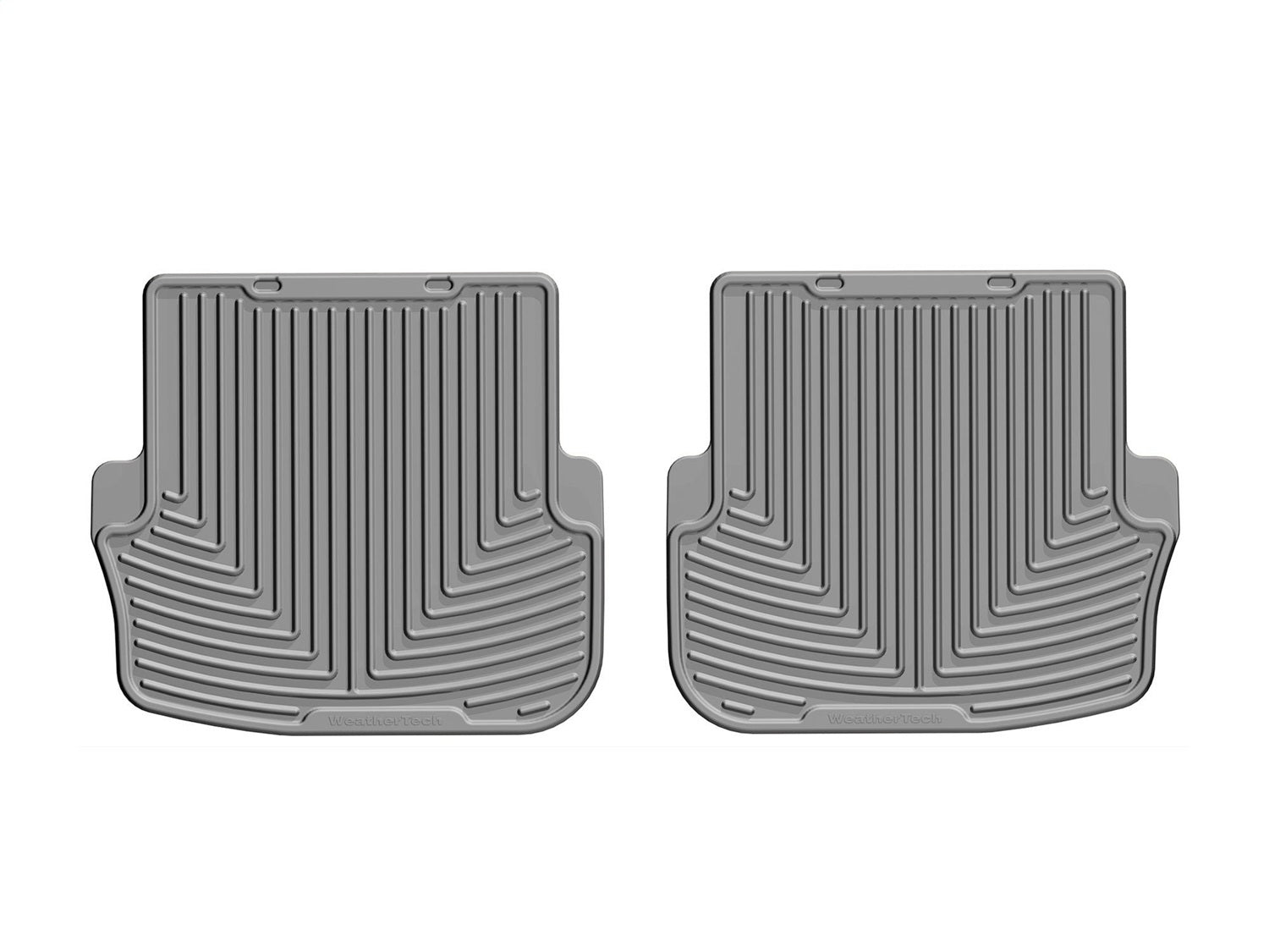Weathertech W426GR All Weather Floor Mats; Gray; Rear; Weathertech W426GR
