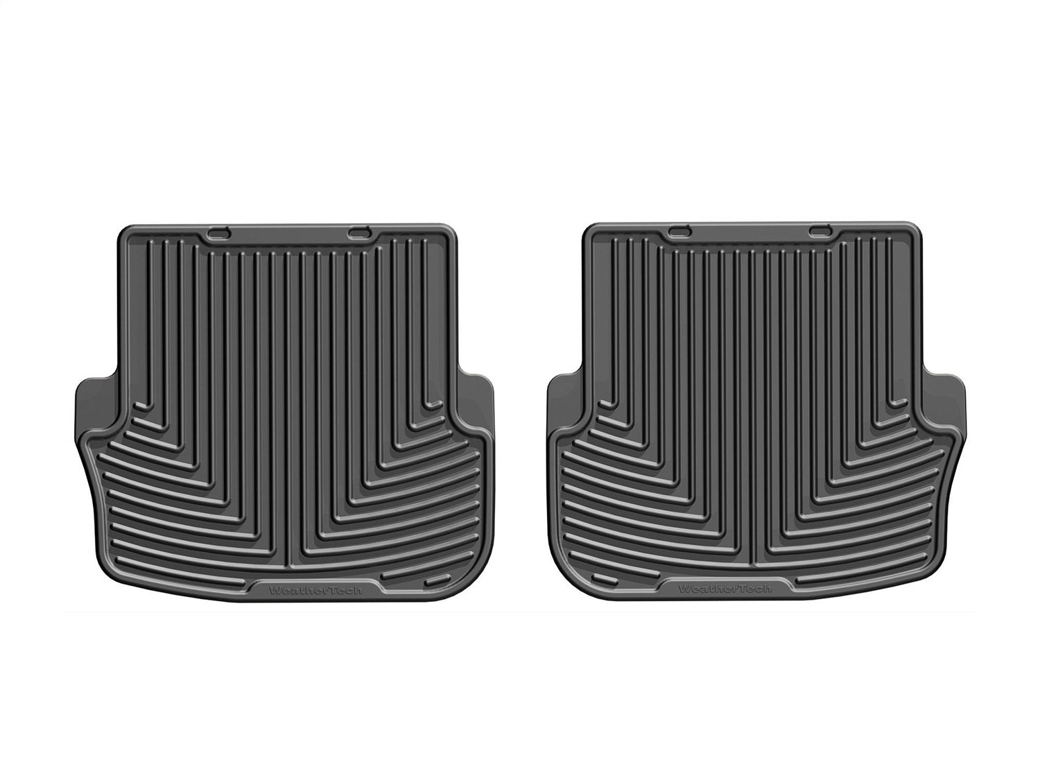 Weathertech W426 All Weather Floor Mats; Black; Rear; Weathertech W426