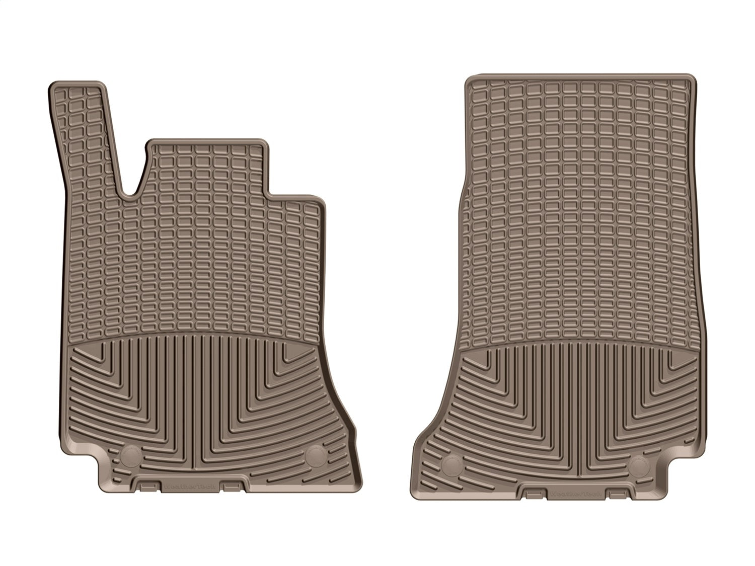 Weathertech W429TN All Weather Floor Mats; Tan; Front; Weathertech W429TN