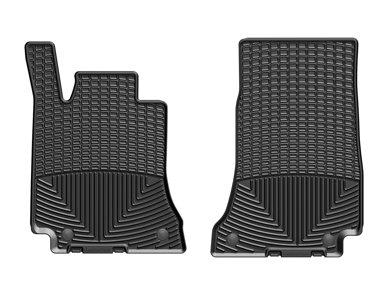 Weathertech W429 All Weather Floor Mats; Black; Front; Weathertech W429