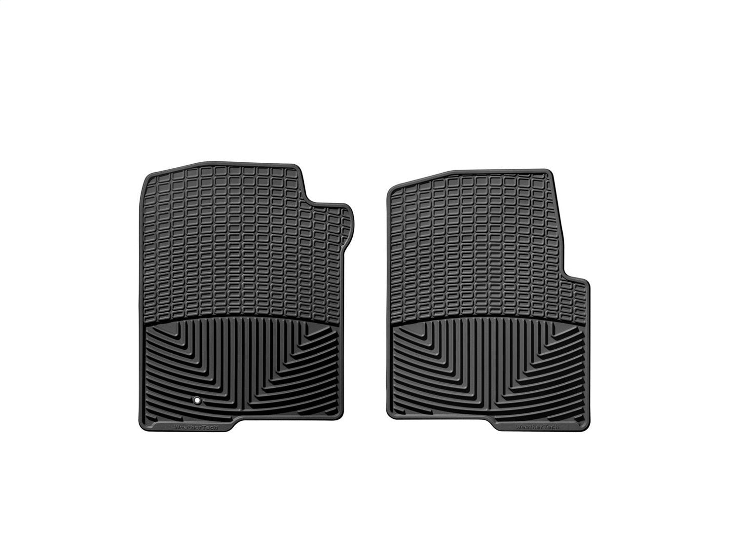 Weathertech W42 All Weather Floor Mats; Black; Front; Weathertech W42