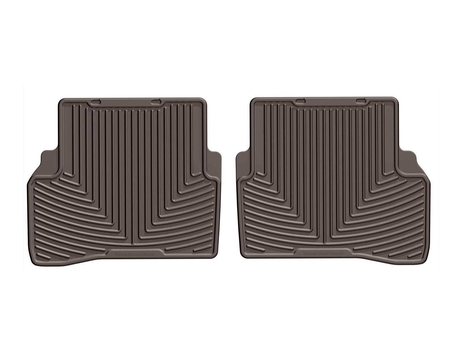 Weathertech W432CO All Weather Floor Mats; Cocoa; Rear; Weathertech W432CO