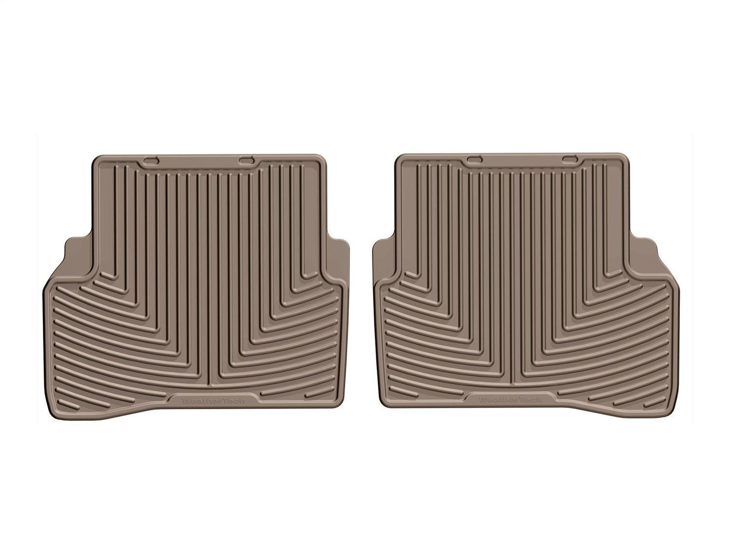 Weathertech W432TN All Weather Floor Mats; Tan; Rear; Weathertech W432TN
