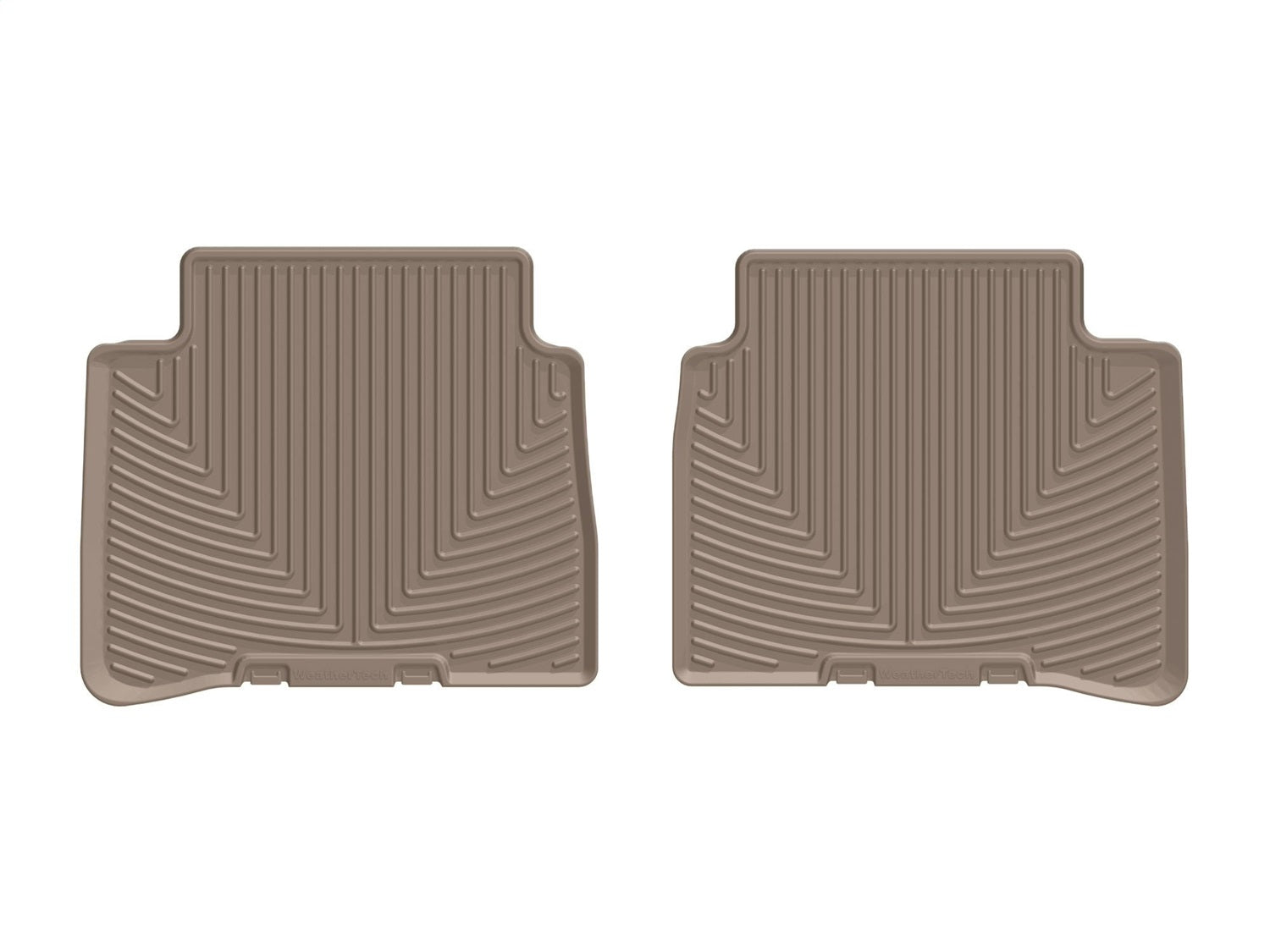 Weathertech W436TN All Weather Floor Mats; Tan; Rear; Weathertech W436TN