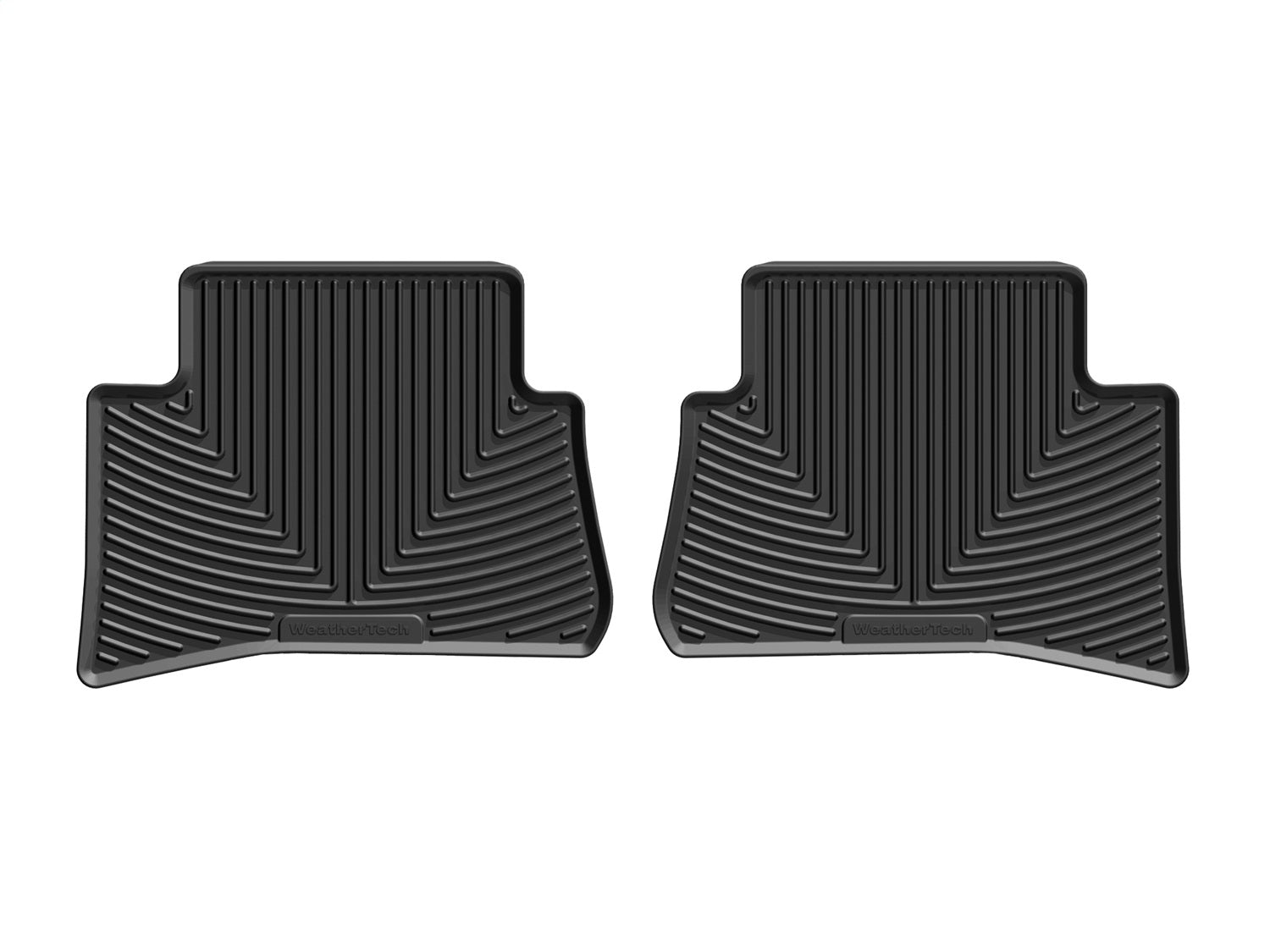 Weathertech W439 All Weather Floor Mats; Black; Rear; Weathertech W439