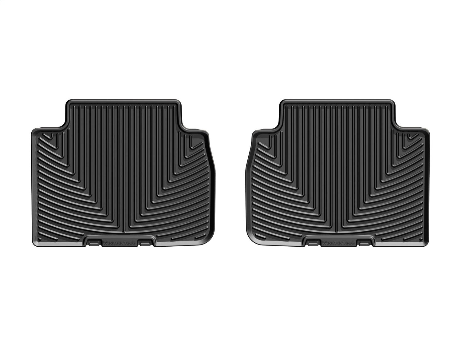 Weathertech W464 All Weather Floor Mats; Black; Rear; Weathertech W464