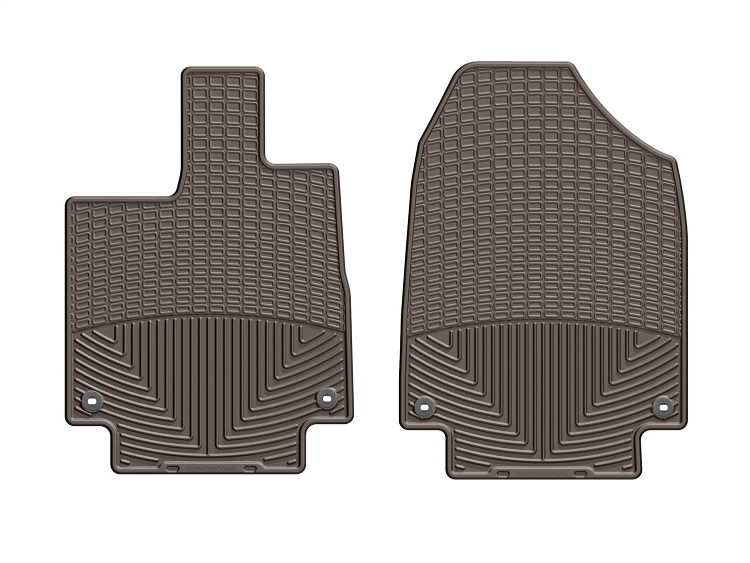 Weathertech W465CO All Weather Floor Mats; Cocoa; Front; Weathertech W465CO