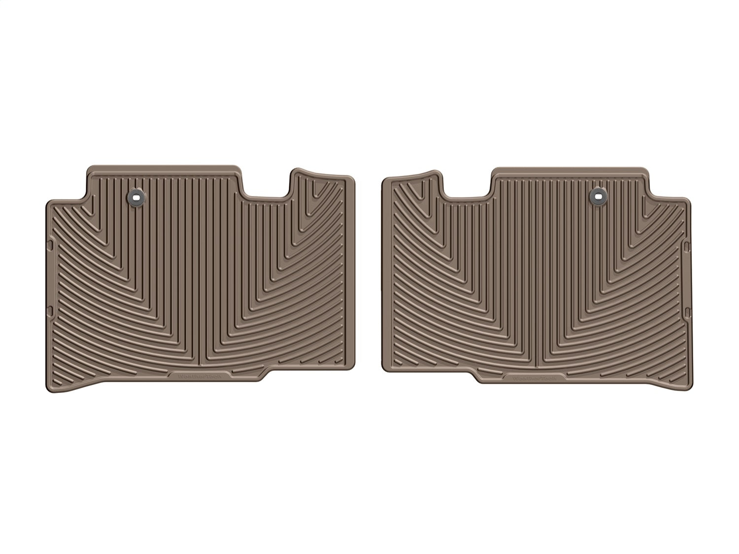 Weathertech W466TN All Weather Floor Mats; Tan; Rear; Weathertech W466TN