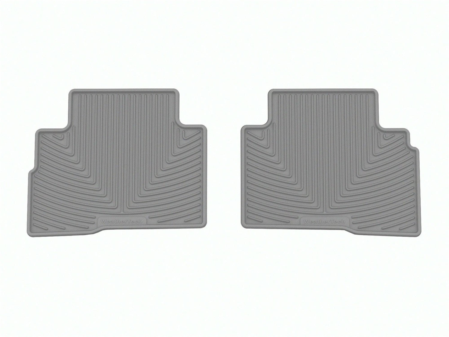 Weathertech W468GR All Weather Floor Mats; Gray; Rear; Weathertech W468GR