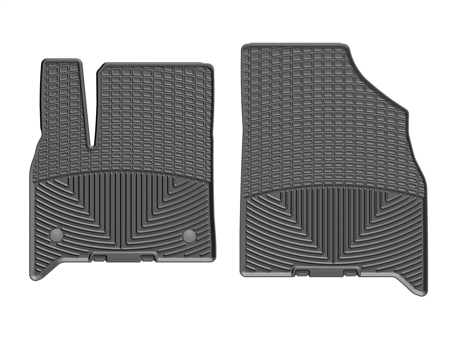 Weathertech W469 All Weather Floor Mats; Black; Front; Weathertech W469