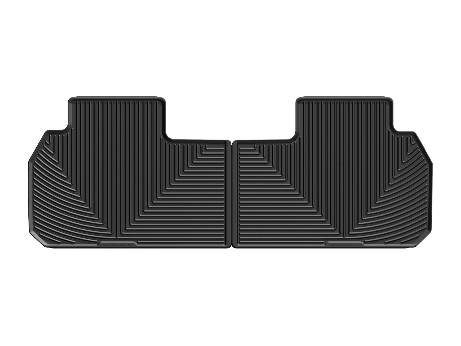 Weathertech W470 All Weather Floor Mats; Black; Rear; Weathertech W470