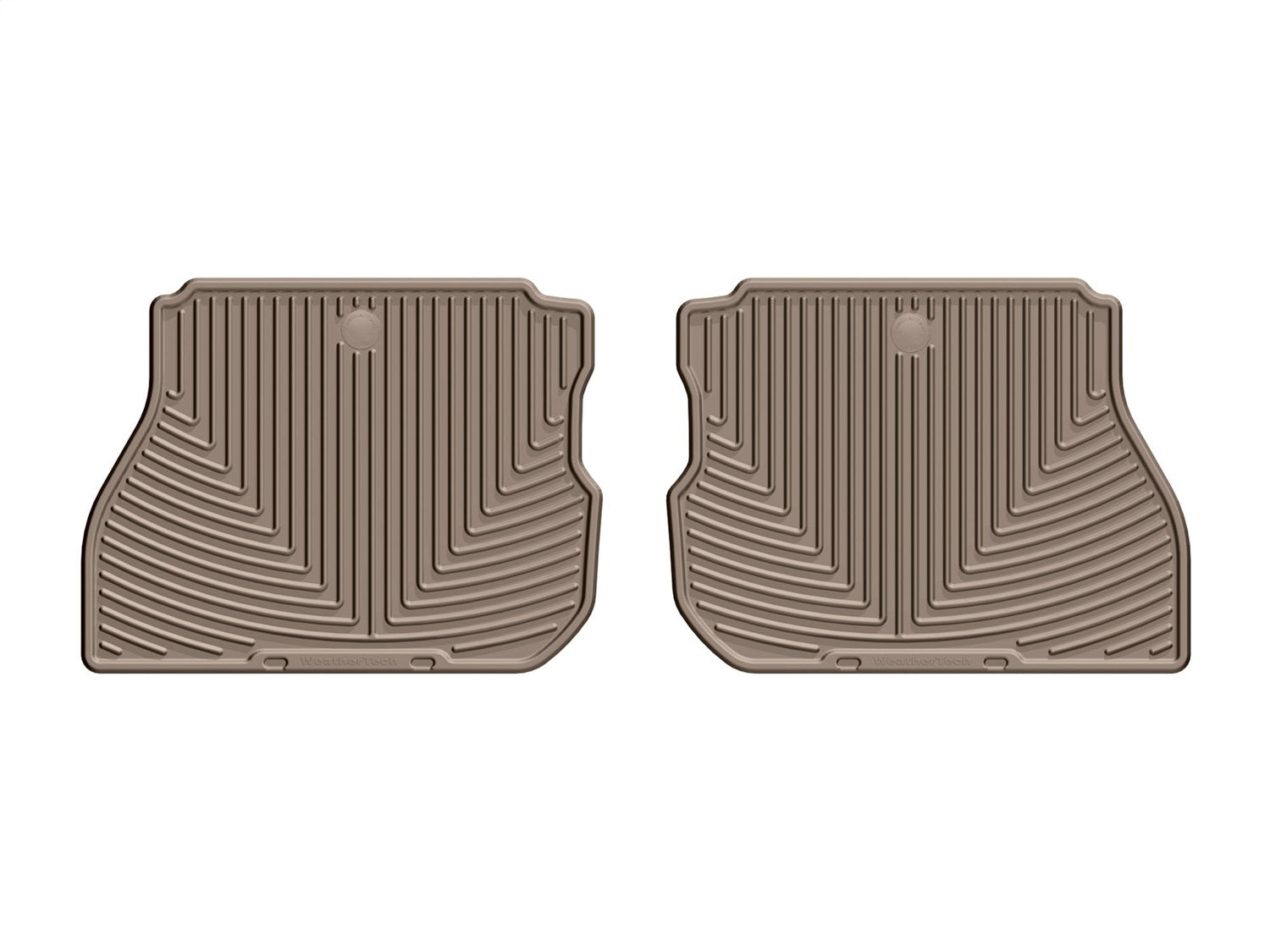 Weathertech W476TN All Weather Floor Mats; Tan; Rear; Weathertech W476TN