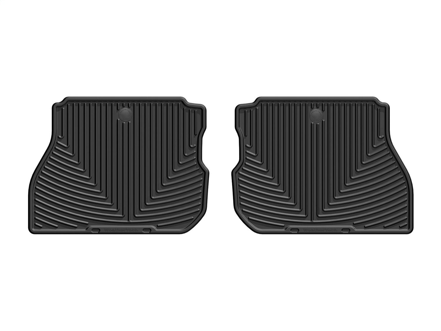 Weathertech W476 All Weather Floor Mats; Black; Rear; Weathertech W476